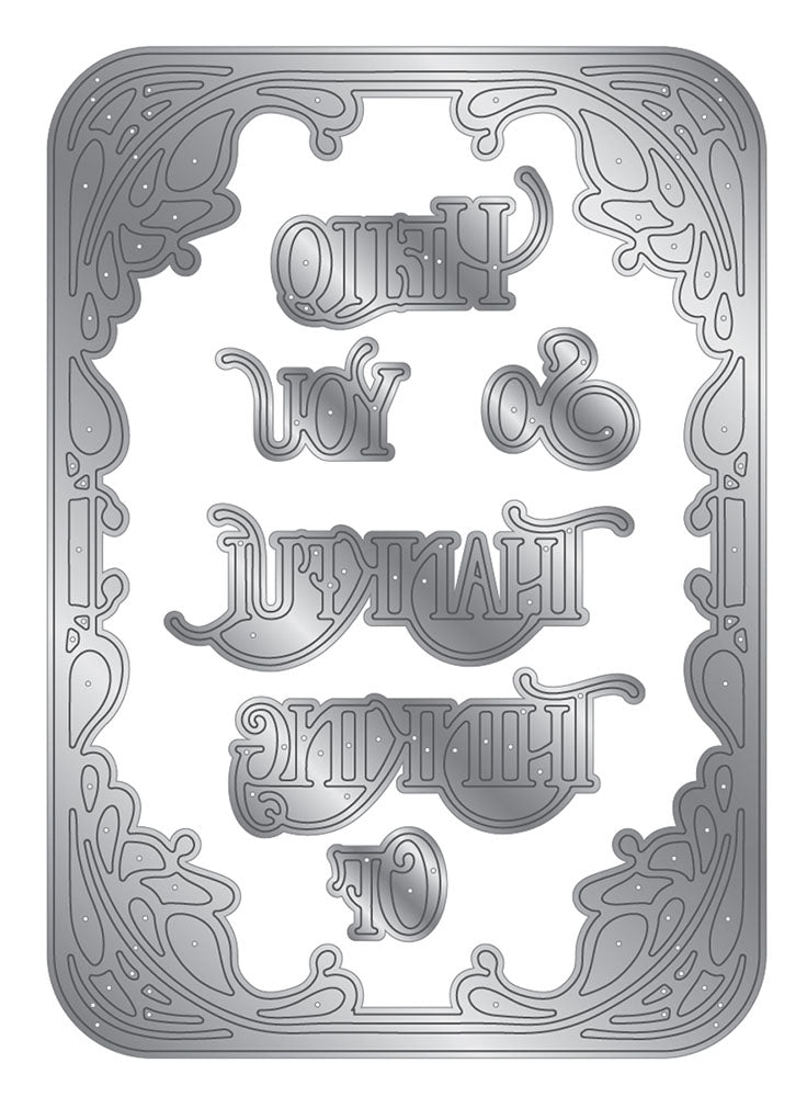 Crafter's Companion Art Nouveau Frame Metal Dies sd-itf-bf-md-anf Detailed Product View