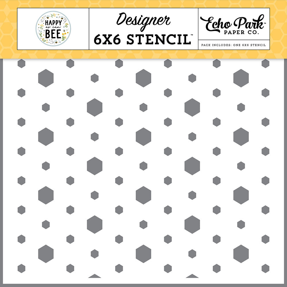 Echo Park Humble Hexagon 6 x 6 Stencil hcb376034