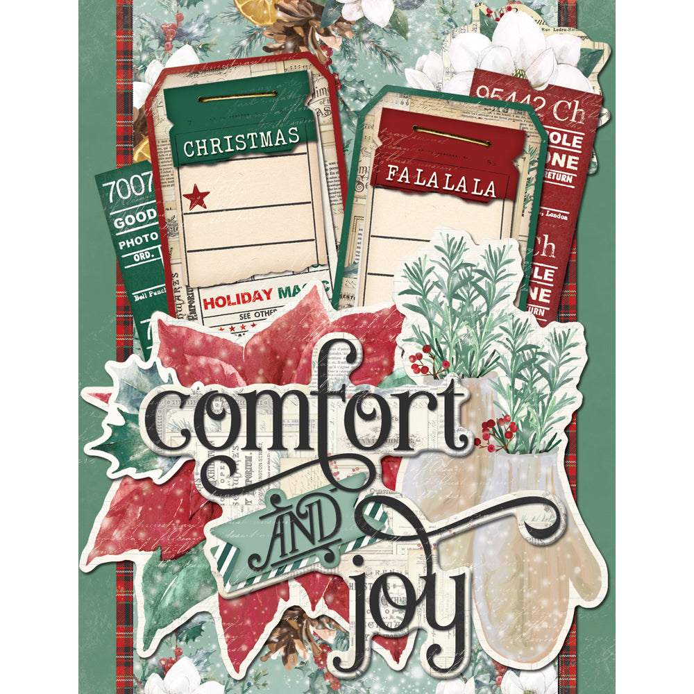 Simple Stories 'Tis The Season Card Kit 20736 Comfort And Joy Card