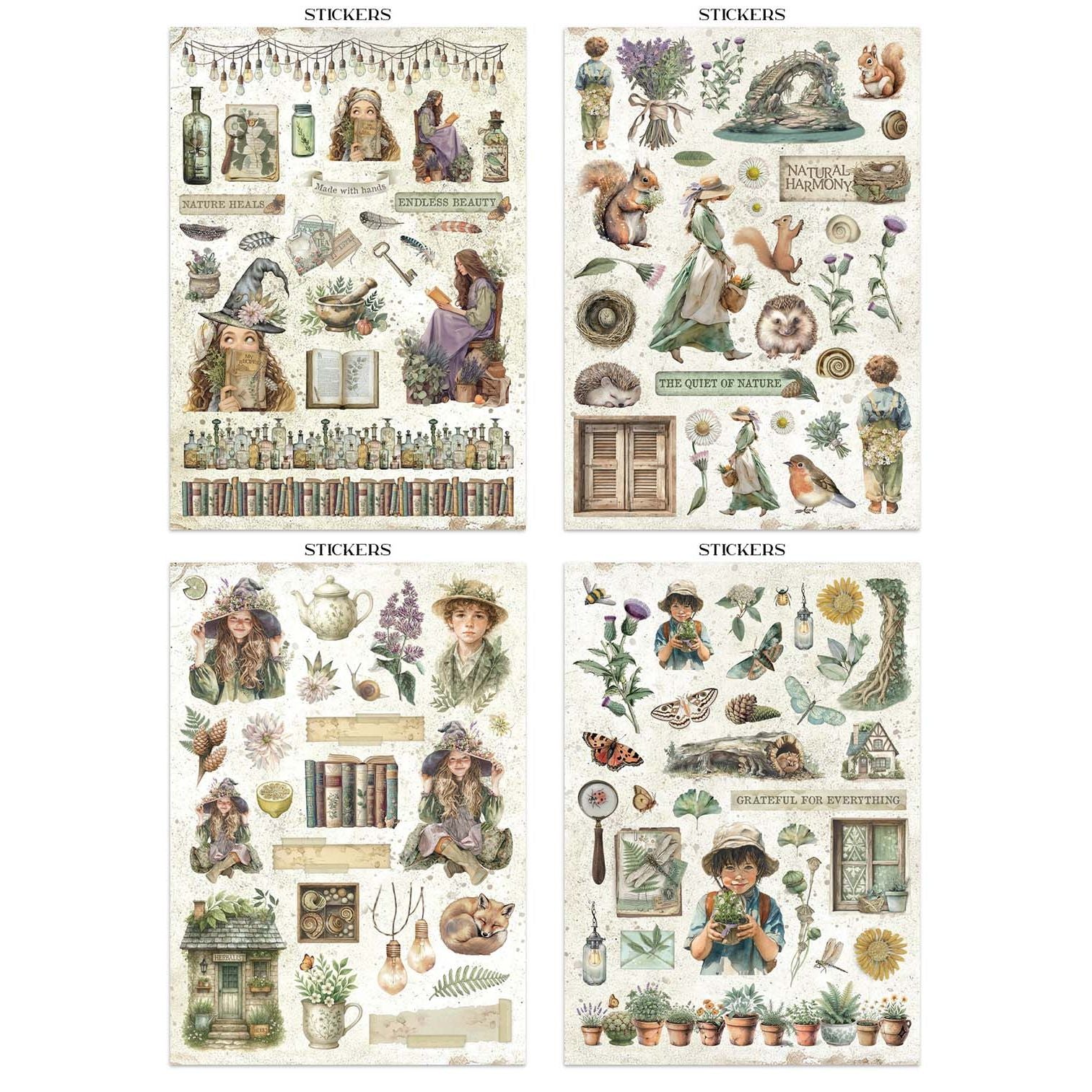 Stamperia Herbarium Silvae Junk Journal sbjk09