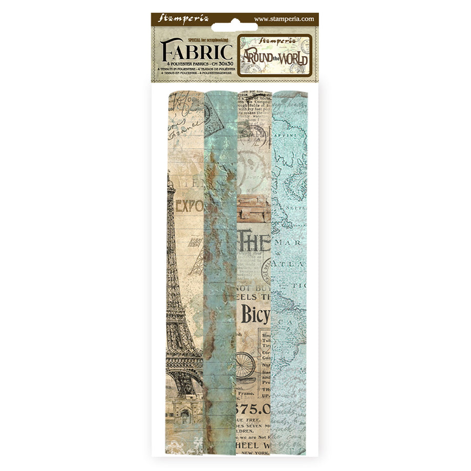Stamperia Around The World Collection - Fabric [SBPLT14]