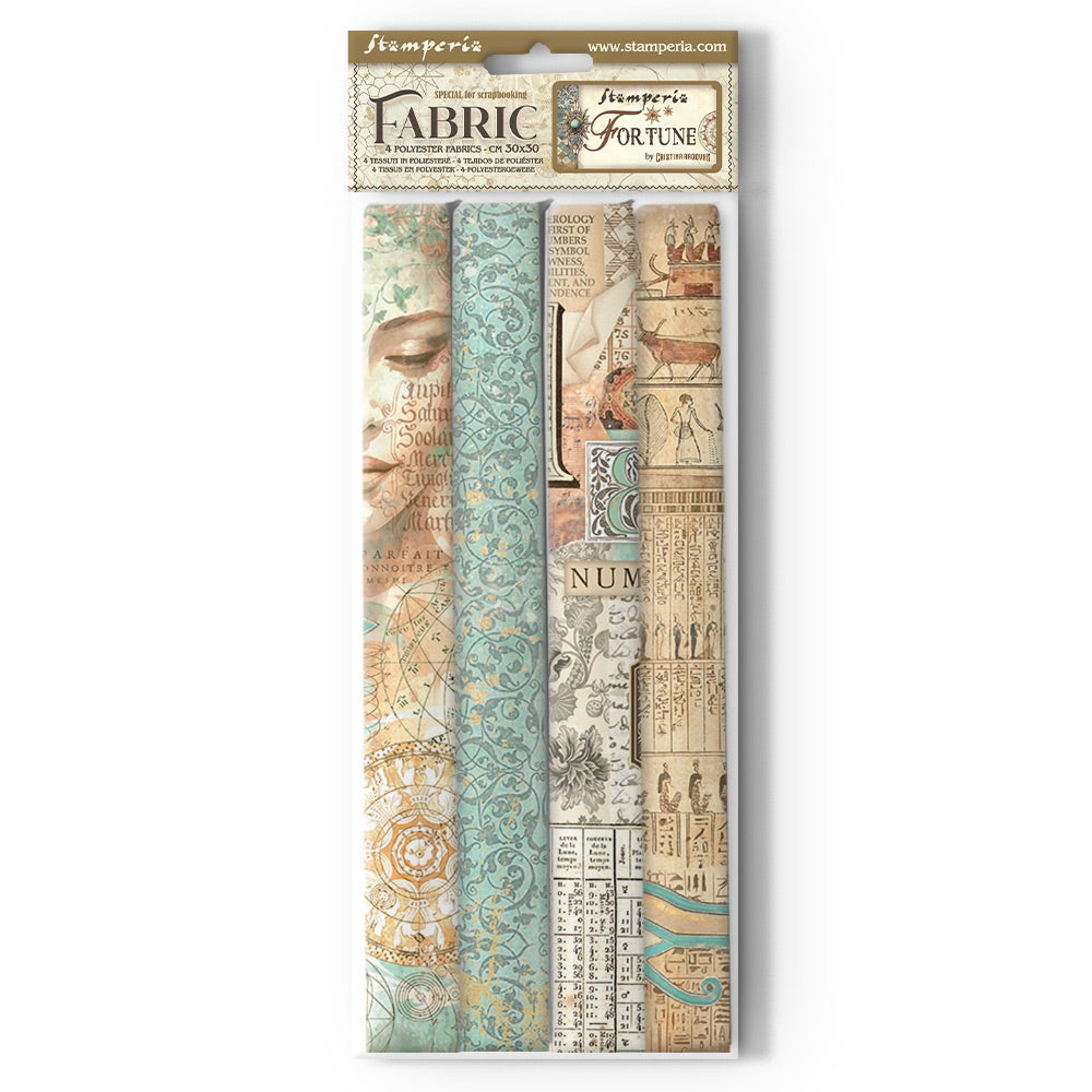 Stamperia Fortune Fabric Sheets sbplt28