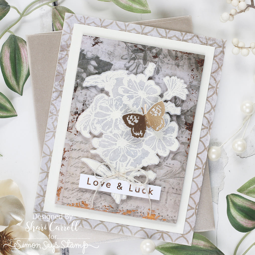 Simon Says Clear Stamps Beautiful and Curious 2243ssc Love Card | color-code:ALT01
