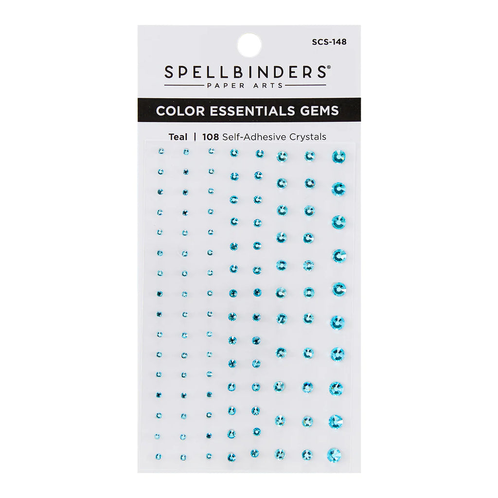 SCS-148 Spellbinders Spellbinders TEAL MIX Color Essential Gems