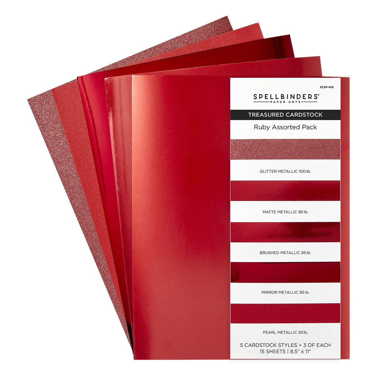 Spellbinders Ruby Assorted Treasured Cardstock scsp-018