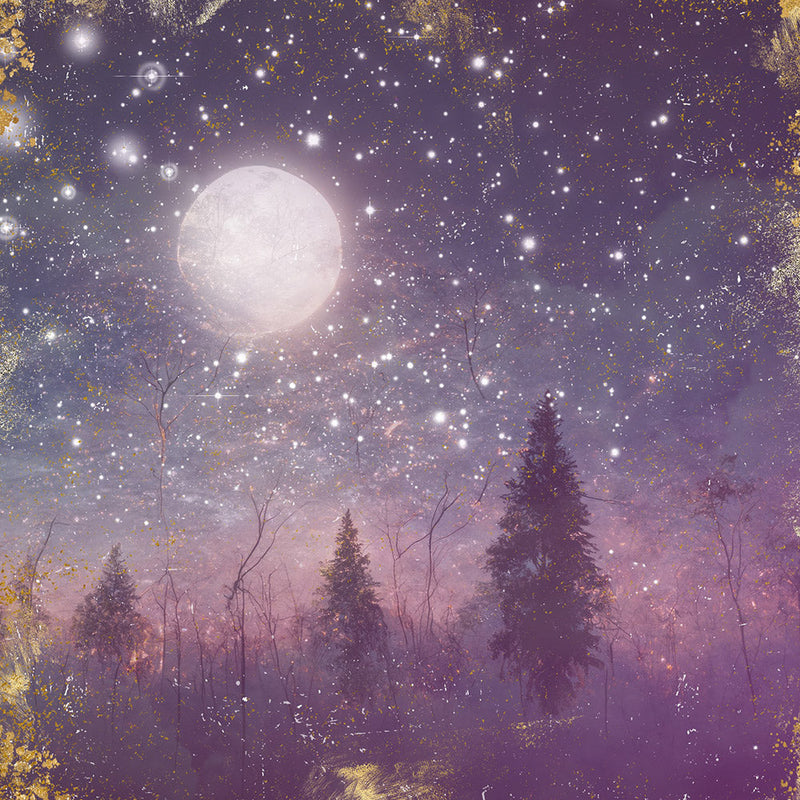 Crafter's Companion Bella Luna 6 x 6 Paper Pad sd-bl-pad6 Magical Night Forest