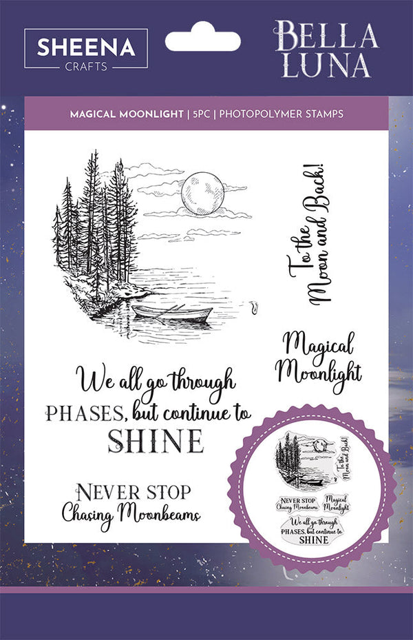 Crafter's Companion Magical Moonlight Clear Stamps sd-bl-stp-mamo