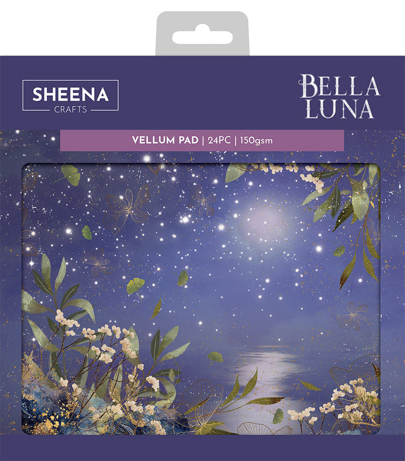 Crafter's Companion Bella Luna 8 x 8 Vellum Pad sd-bl-velpad8
