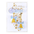 Spellbinders Christmas Sentiments Clear Stamp and Die Set sds-206