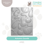 Simon Says Stamp Embossing Folder Autumn Gourds sf465 Stamptember