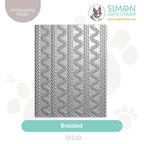 Simon Says Stamp Embossing Folder Braided sf610 In My Heart