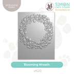 Simon Says Stamp Embossing Folder Blooming Wreath sf620 In My Heart