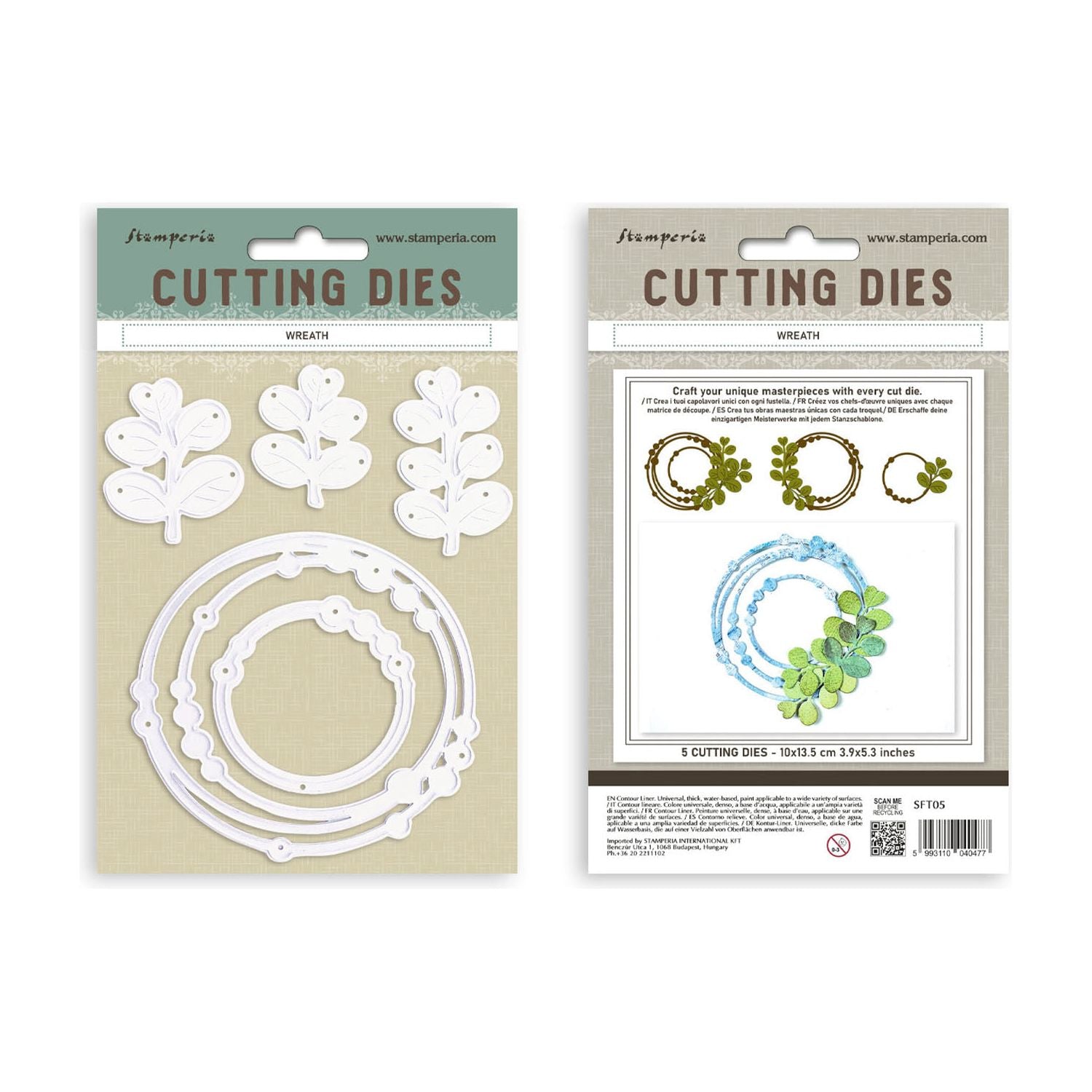 Stamperia Wreath A6 Dies sft05*