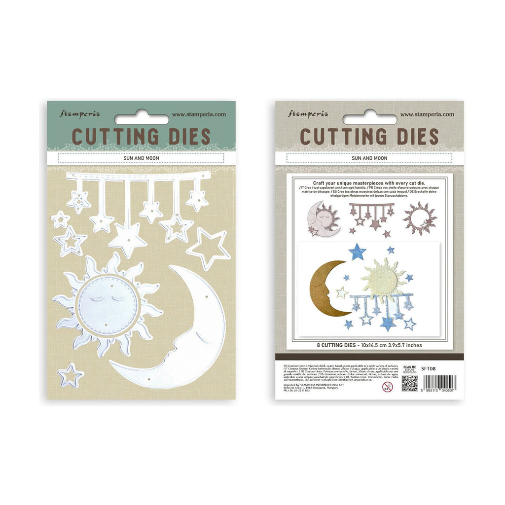 Stamperia Sun And Moon A6 Dies sft08