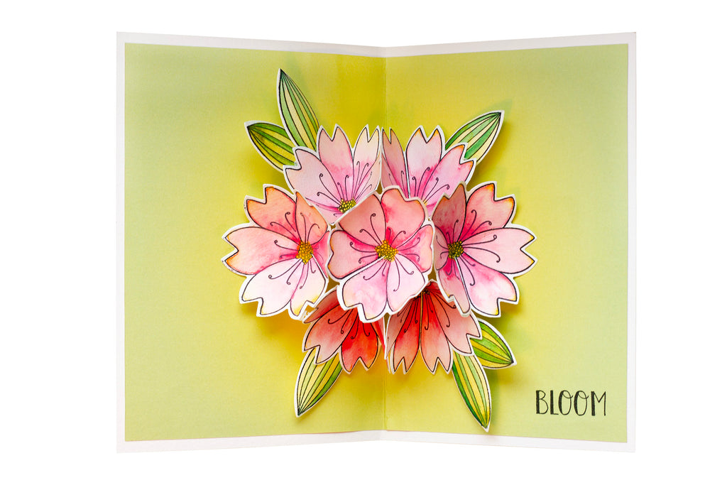 Studio Light Floral Pop-Up Clear Stamps & Dies Bundle bloom