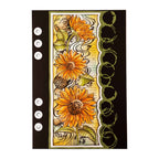 Studio Light Sunflower Clear Stamp sl-gr-stamp448 journal page