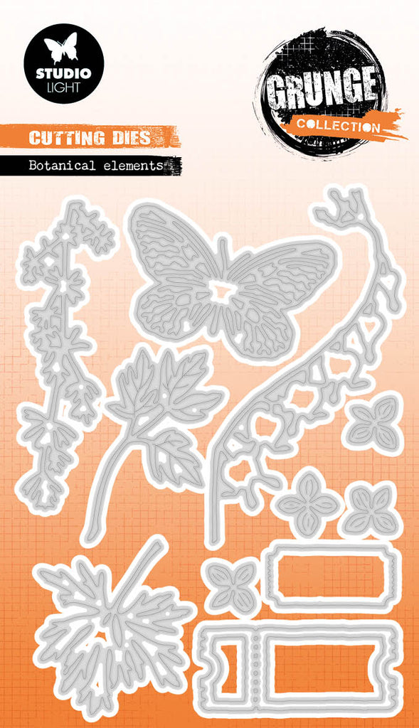 Studio Light Botanical Elements Dies Grunge Collection sl-gr-cd780