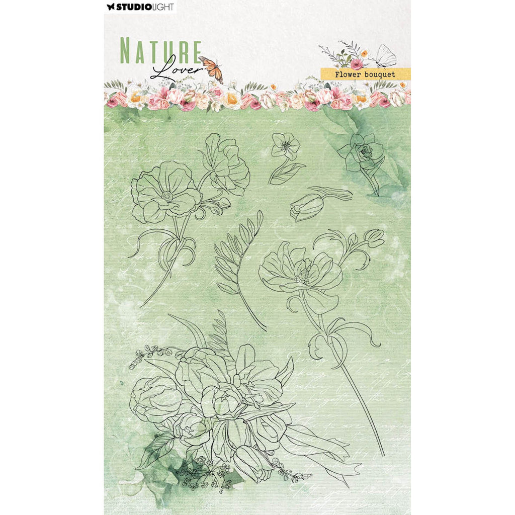 Studio Light Flower Bouquet Clear Stamps sl-nl-stamp592