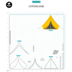 Studio Light Camping Tent Dies sl-ss-cd733 sizes