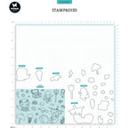 Studio Light Under The Sea Stamp and Die Set sl-ss-scd57 dimensions