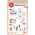 Studio Light Snow Fun Stamp and Die Set sl-ss-scd66 assembled