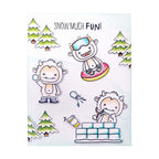 Studio Light Snow Fun Stamp and Die Set sl-ss-scd66 yeti winter card