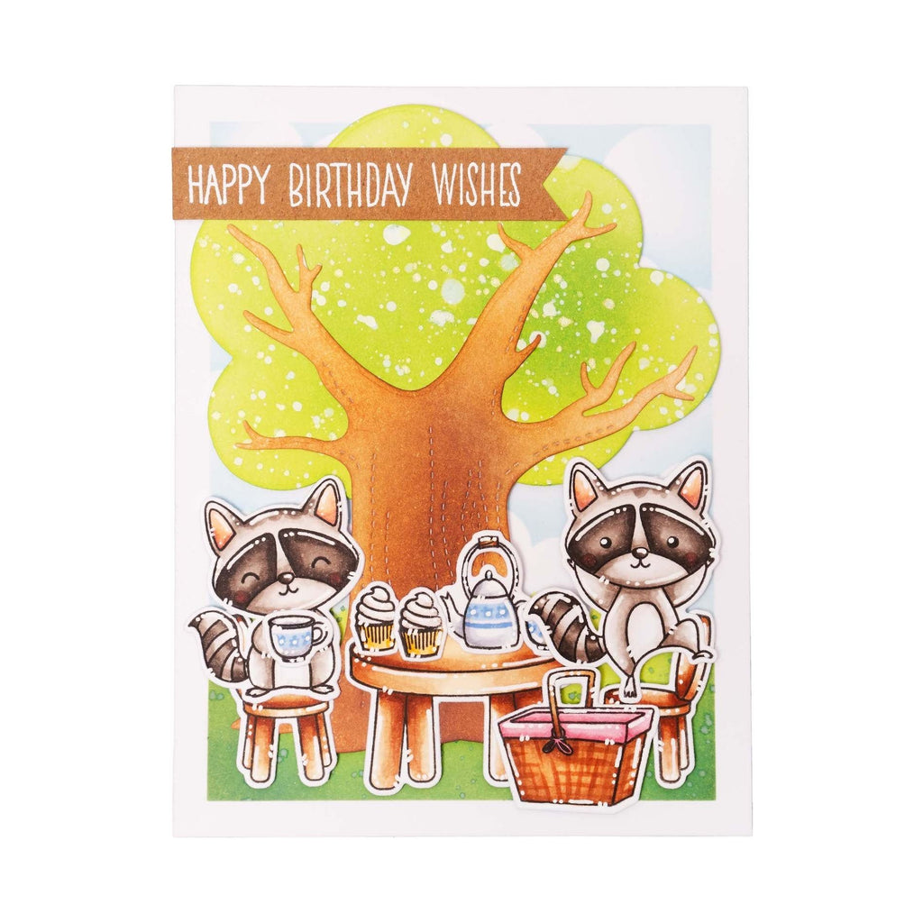 Studio Light Outdoorsy Stamps and Dies sl-ss-scd74 happy birthday