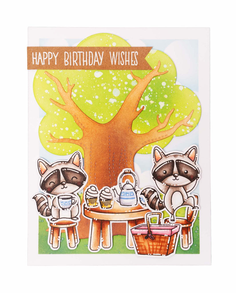 Studio Light Outdoorsy Stamps and Dies sl-ss-scd74 happy birthday