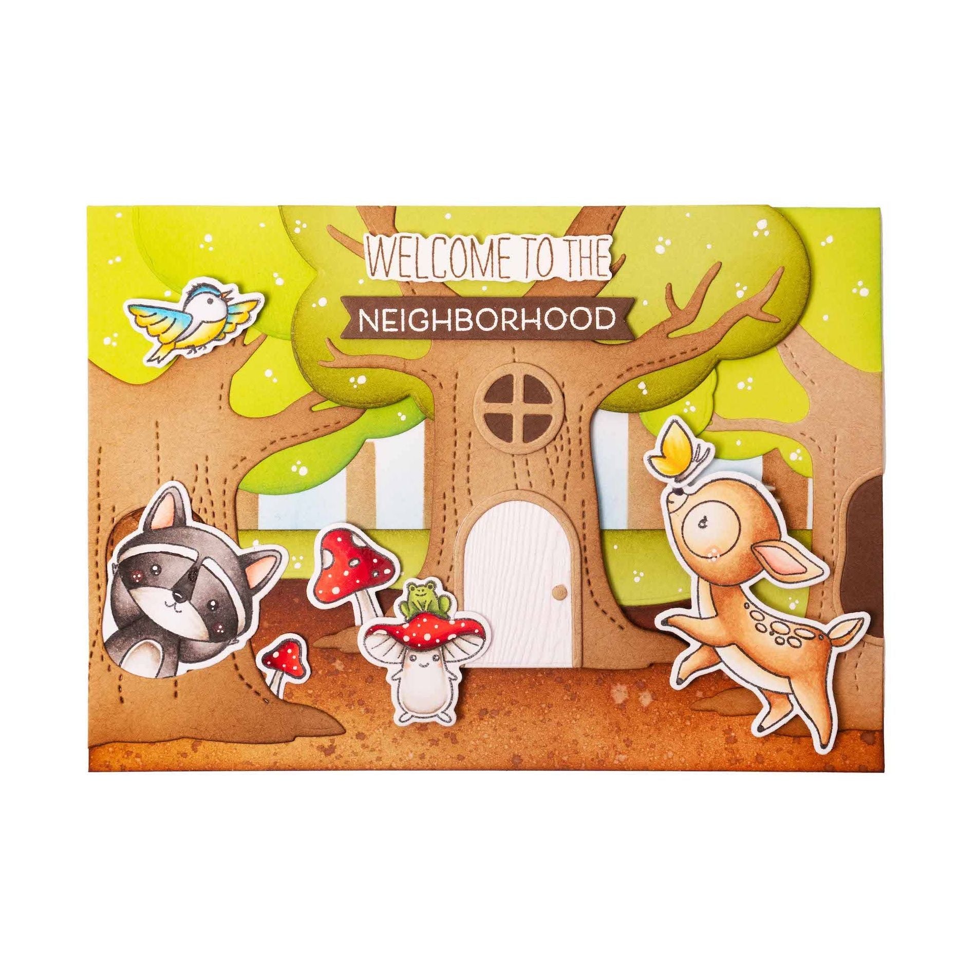 Studio Light Outdoorsy Stamps and Dies sl-ss-scd74 welcome
