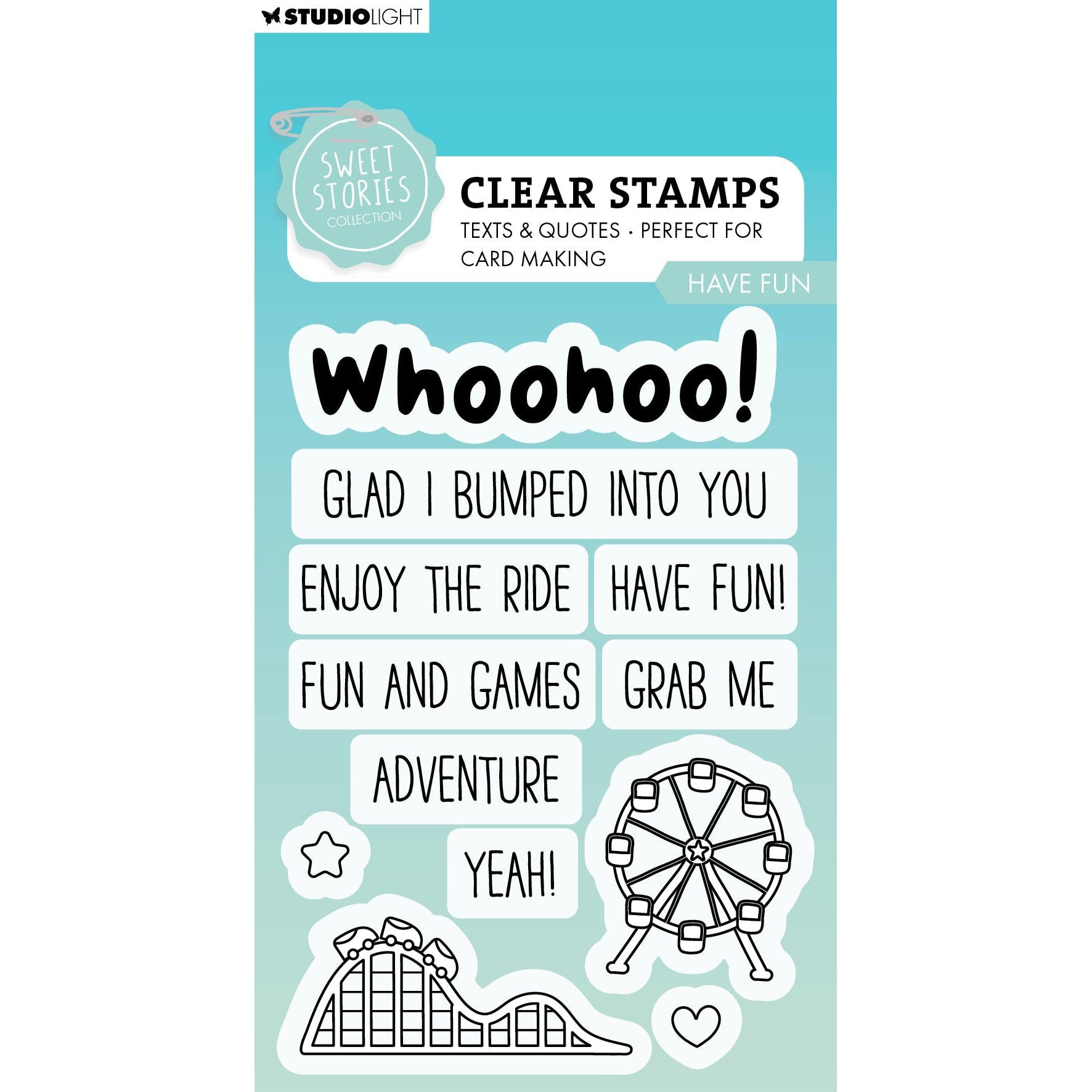Studio Light Have Fun Clear Stamp Set Studio Light Have Fun Clear Stamp Set