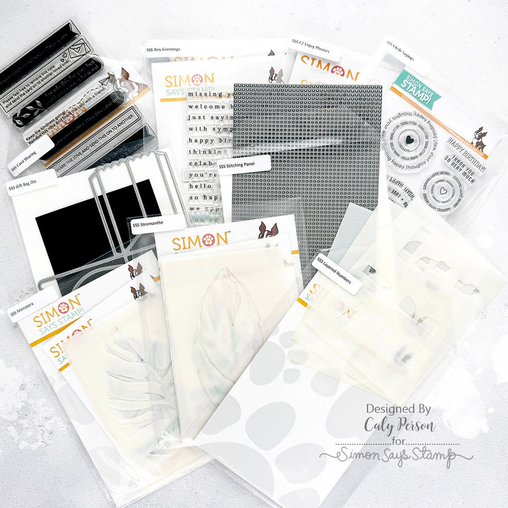 Simon Says Stamp! Simon Says Stamp 7.375 x 5.75 Clear STORAGE SLEEVES 50 Pack SLV50