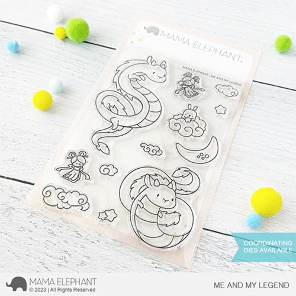 Mama Elephant Clear Stamps Me and My Legend