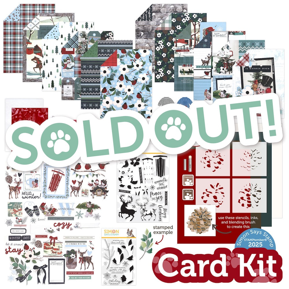 Limited Edition Simon Says Stamp STAMPtember® Card Kit Warmth and Wonder swwck25