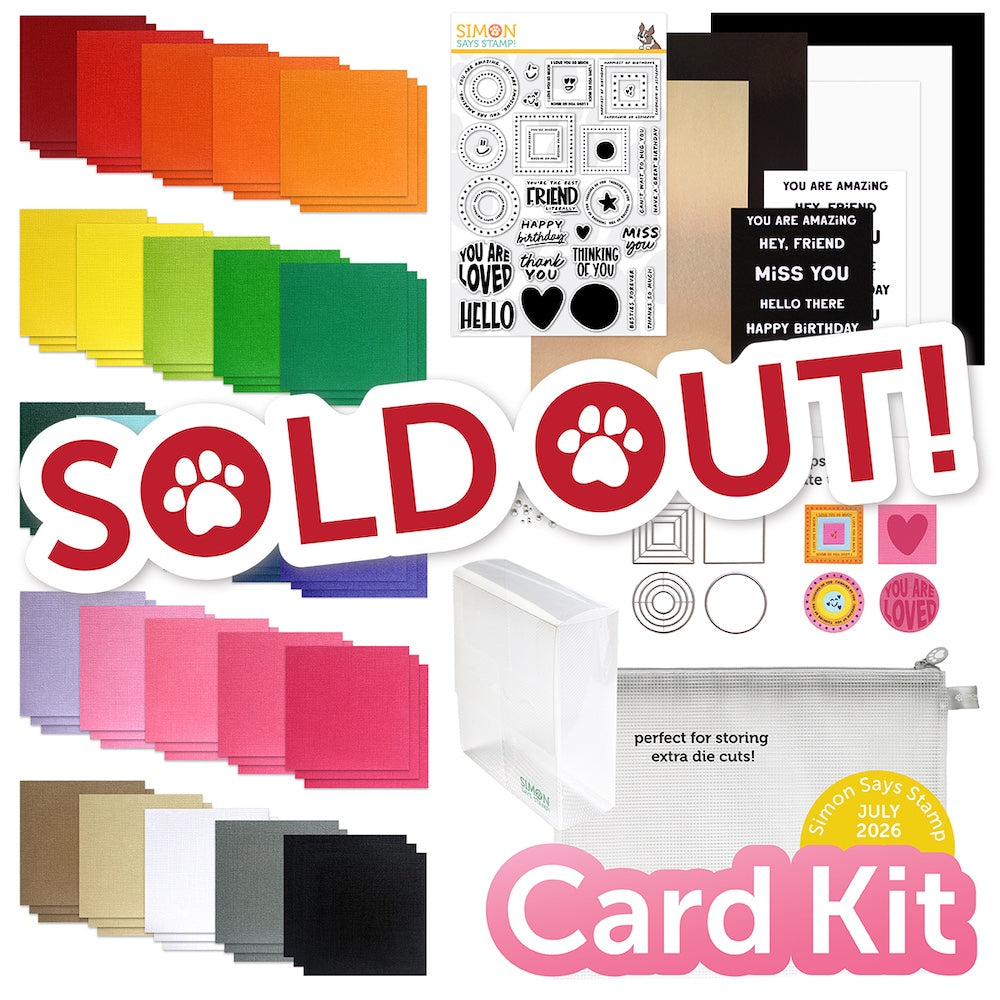 Simon Says Stamp Card Kit of the Month July 2026 Pop Art ck0726 sold out