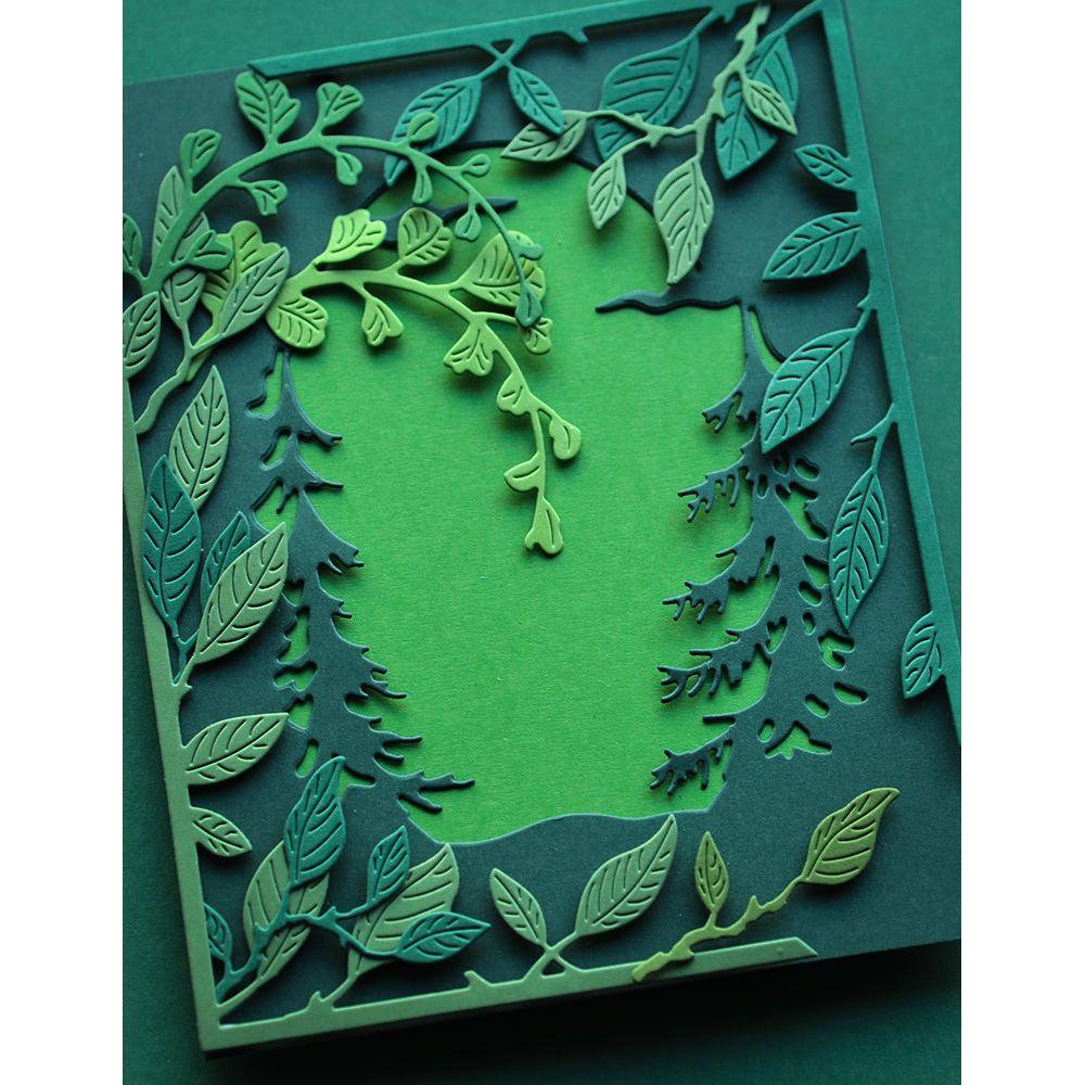 Memory Box Leafy 6x6 Paper Pack sp1011 greenery