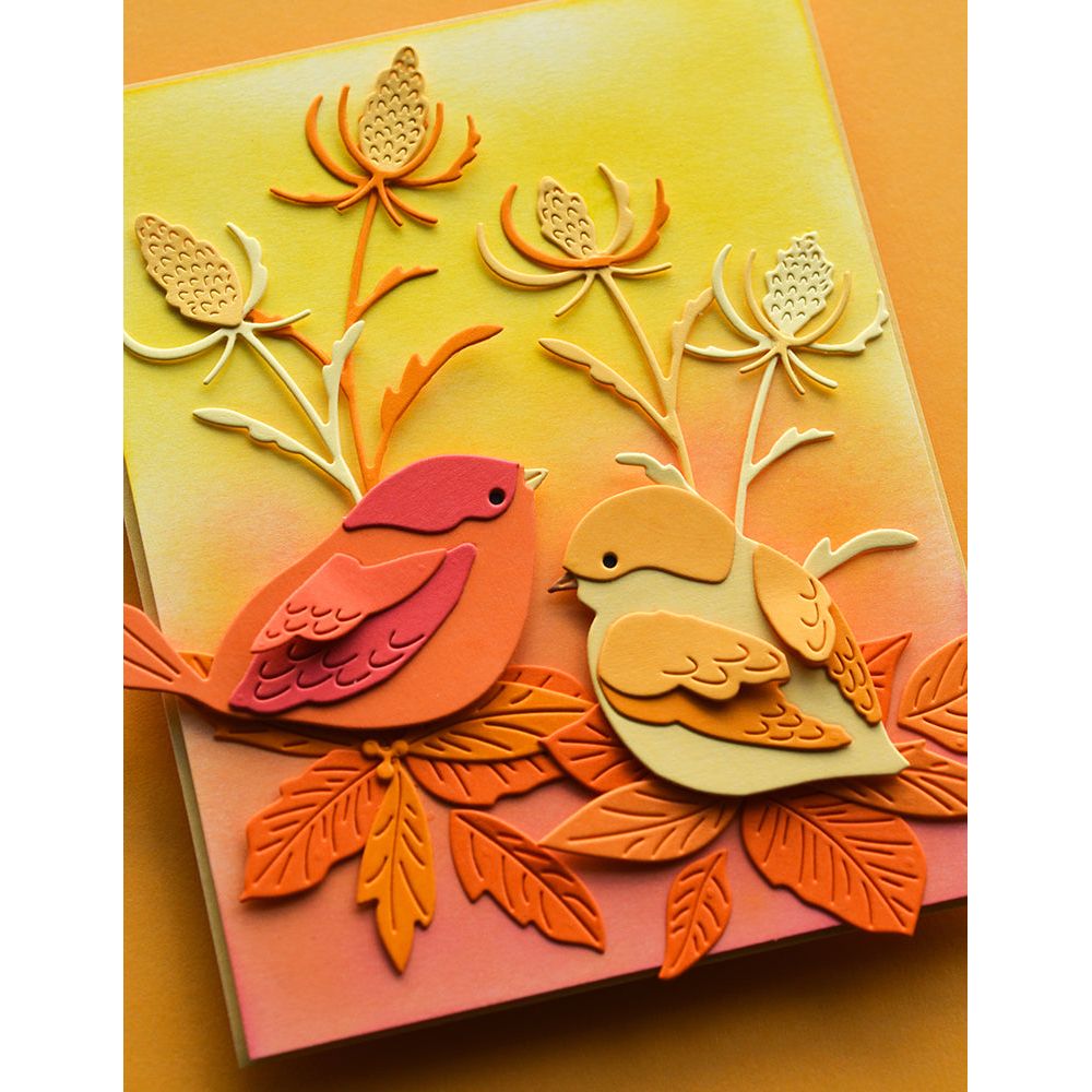 Memory Box Sunrise 6x6 Paper Pack sp1013 birds