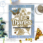 Simon Says Clear Stamps Etched Greetings sss202519c Thanks Card | color-code:ALT12