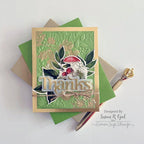 Simon Says Clear Stamps Etched Greetings sss202519c Thanks Card | color-code:ALT06