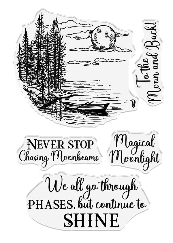 Crafter's Companion Magical Moonlight Clear Stamps sd-bl-stp-mamo Product Image