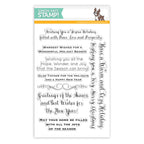 Simon Says Clear Stamps INSIDE HOLIDAY GREETINGS sss101439