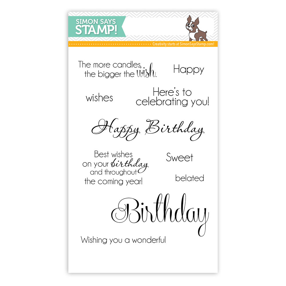 Simon Says Clear Stamps IT'S YOUR BIRTHDAY SSS101470