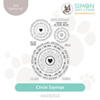 Simon Says Clear Stamps Circle Sayings sss101512