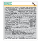 Simon Says Cling Rubber Stamp GOOD READING BACKGROUND SSS101723