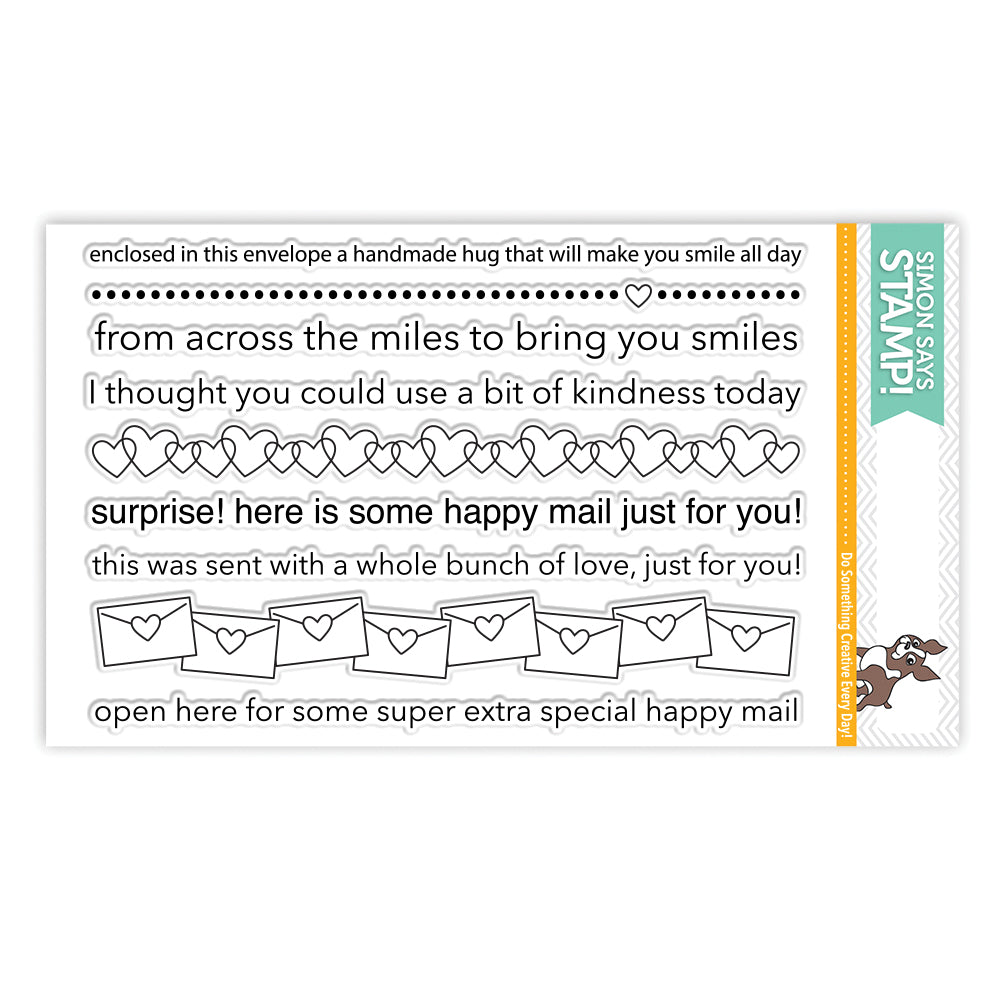 Simon Says Clear Stamps ENVELOPE GREETINGS SSS101744