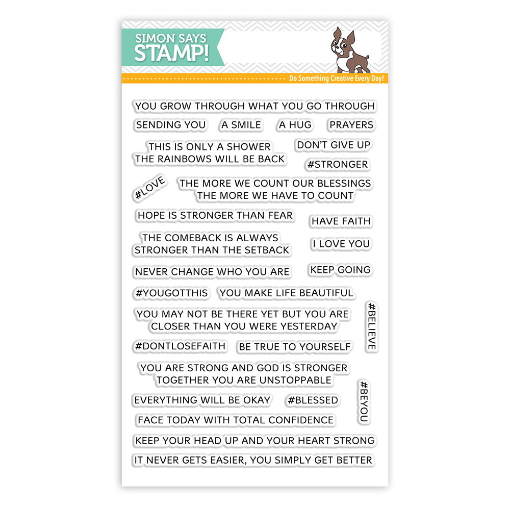 Simon Says Clear Stamps YOU GOT THIS SSS101782 *