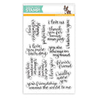 Simon Says Clear Stamps HANDWRITTEN LOVE sss101804