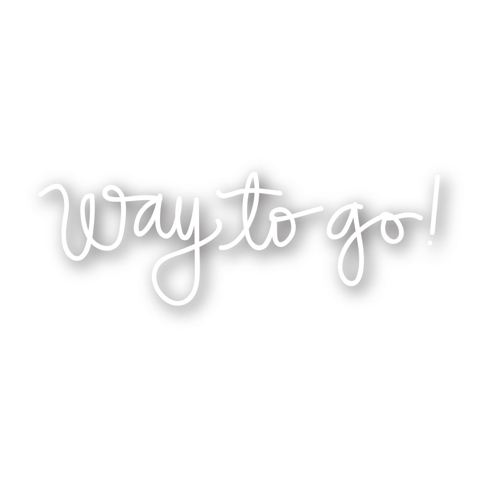 Simon Says Stamp WAY TO GO Wafer Dies sssd111450