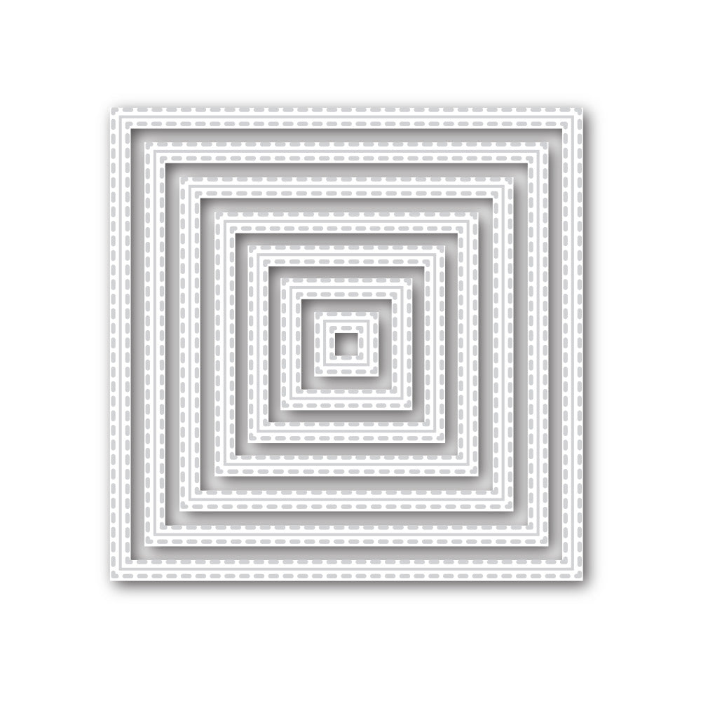 Simon Says Stamp Stitched Squares Die set Simon Says Stamp Stitched Squares Die set