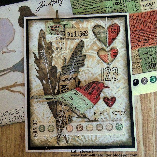 Tim Holtz Sizzix Vault Lovebirds Thinlits Dies 666566 – Simon Says