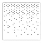 Simon Says Stamp Stencil FALLING HEARTS SSST121333